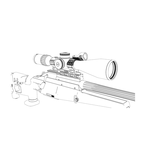 30/34mm X-ACCU Mount Assembly Kit