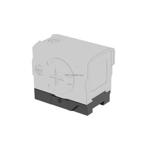 Enclosed Red Dot Sight Low Dovetail Mount VOD Footprint