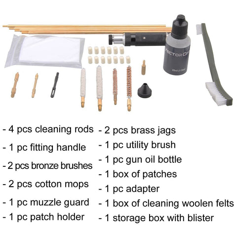 Gunpany .177 & .22 Airgun Gun Cleaning Kit