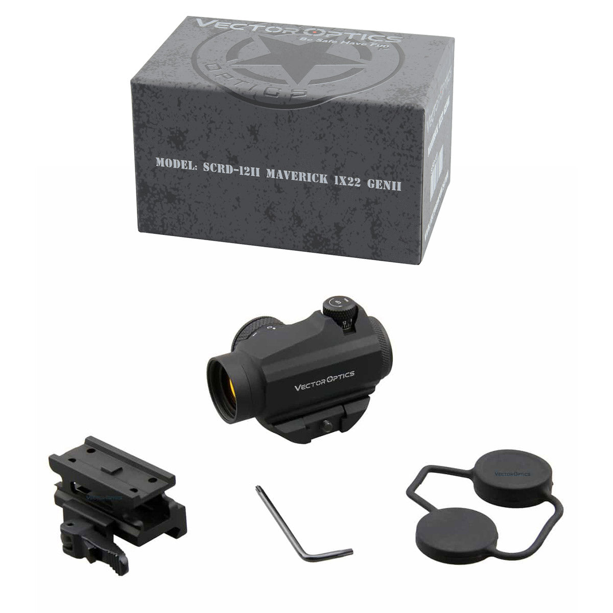 1x22 Reflex Red Dot Sight | Maverick GenII | - vector2007.com 