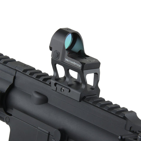 Frenzy 1x22x26 red dot sight w/ MOJ Red Dot Sight Cantilever Picatinny Riser Mount  (SCRD-36/SCRD-37)