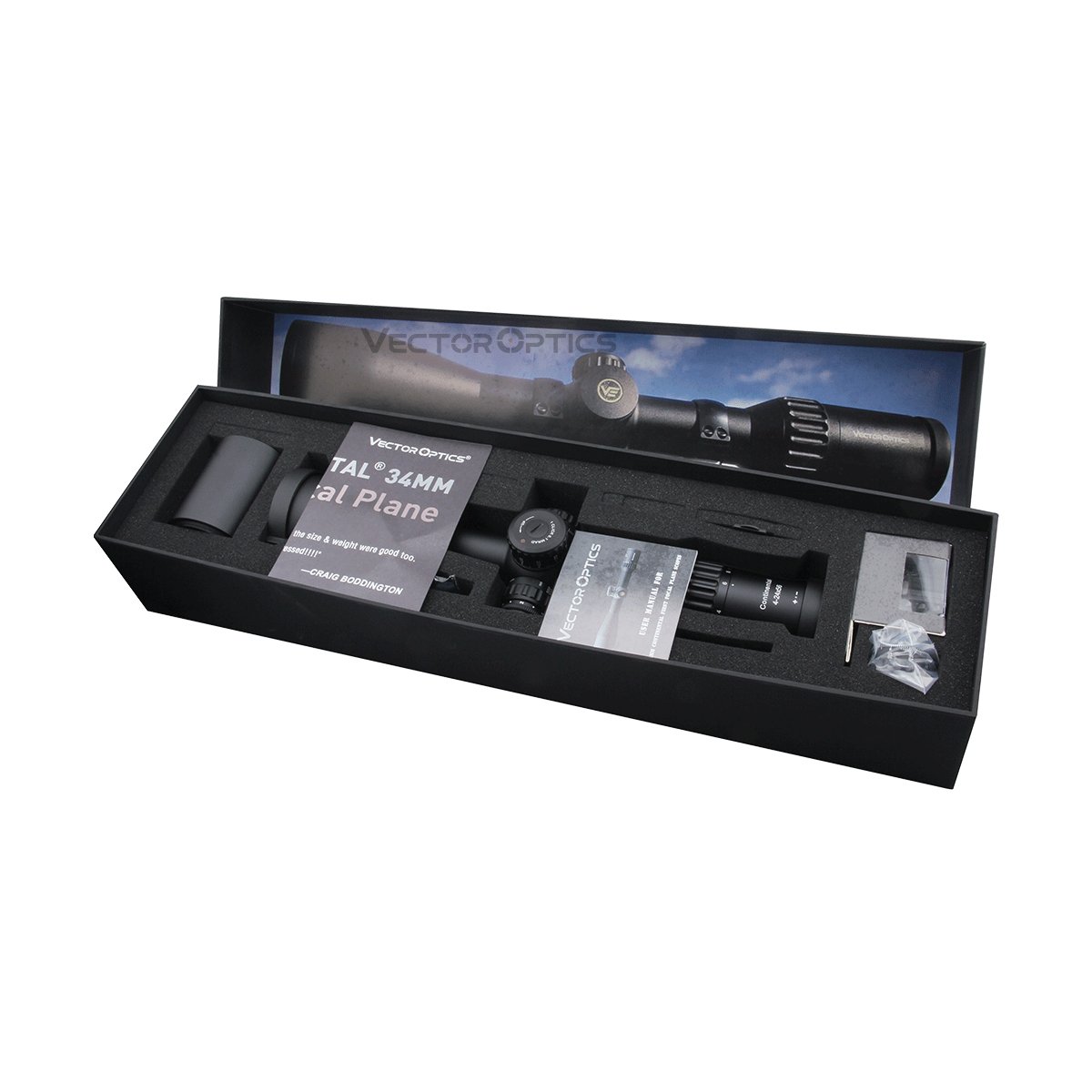 PRS Long Range Scope | 34mm Continental x6 4-24x56 MPVO FFP Rifle Scope (SCFF-40)