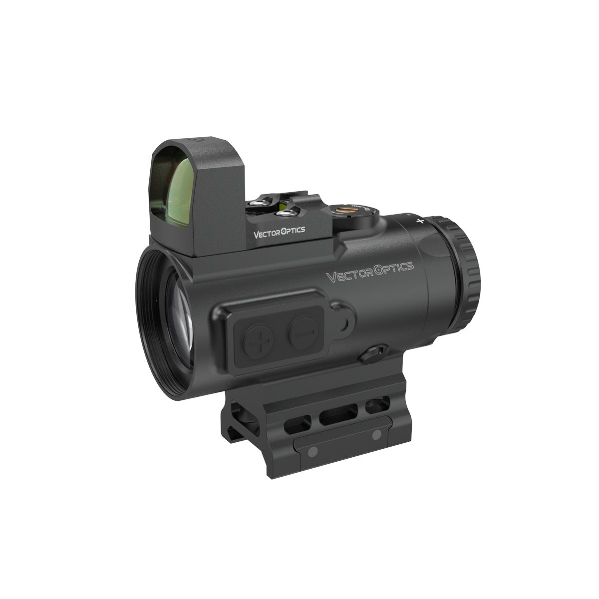 Piggyback Red Dot | Paragon 4x Prism Scope BDC Reticle w/ Center Dot ...