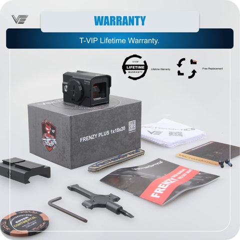 Enclosed Reflex Sight | Frenzy Plus 1x18x20 Red Dot