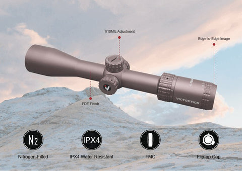 VictOptics S4 4-16x44 SFP Coyote FDE