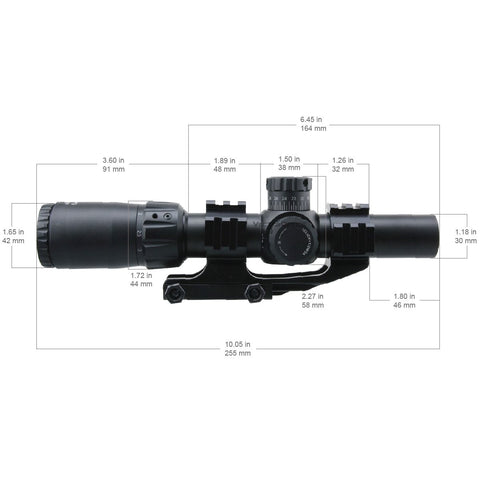 Mustang 1-4x24 FFP LPVO