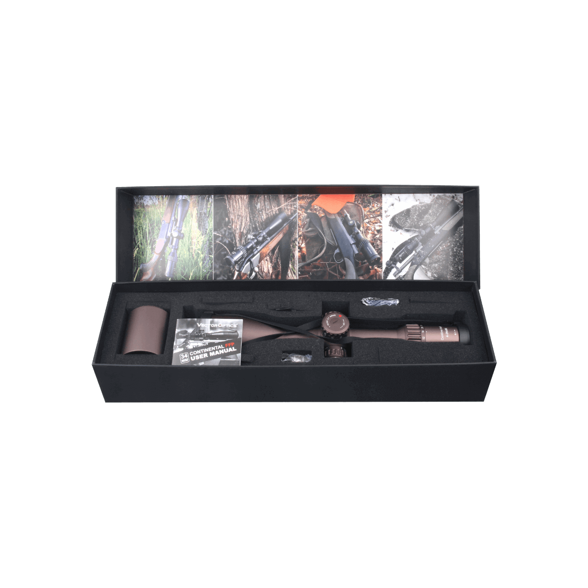 34mm Continental x6 4-24x56 FFP FDE Ranging - Vector Optics Online Store