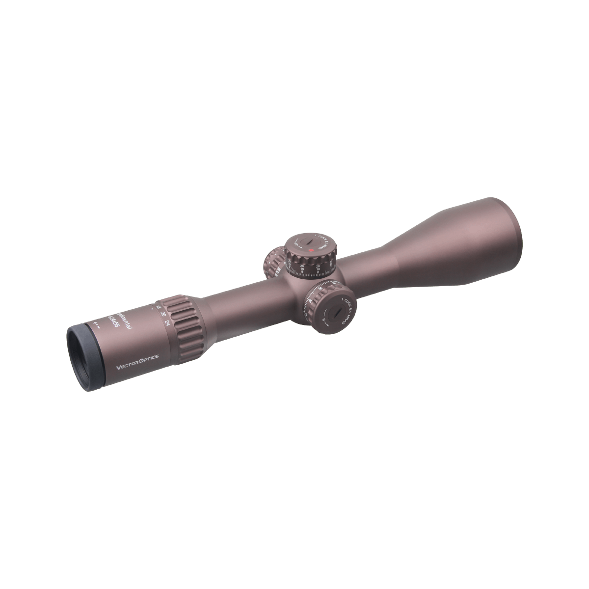 34mm Continental x6 4-24x56 FFP FDE Ranging - Vector Optics Online Store