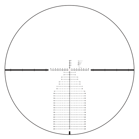 34mm Continental x6 3-18x50 FFP Rifle Scope