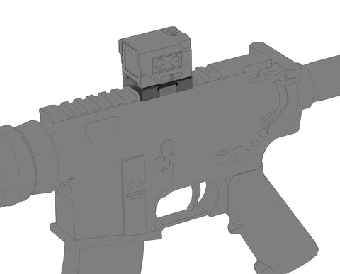 Enclosed Red Dot Sight Low Weaver Mount VOD Footprint