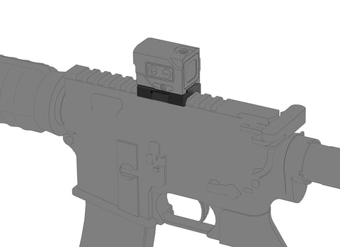 Enclosed Red Dot Sight Low Weaver Mount VOD Footprint