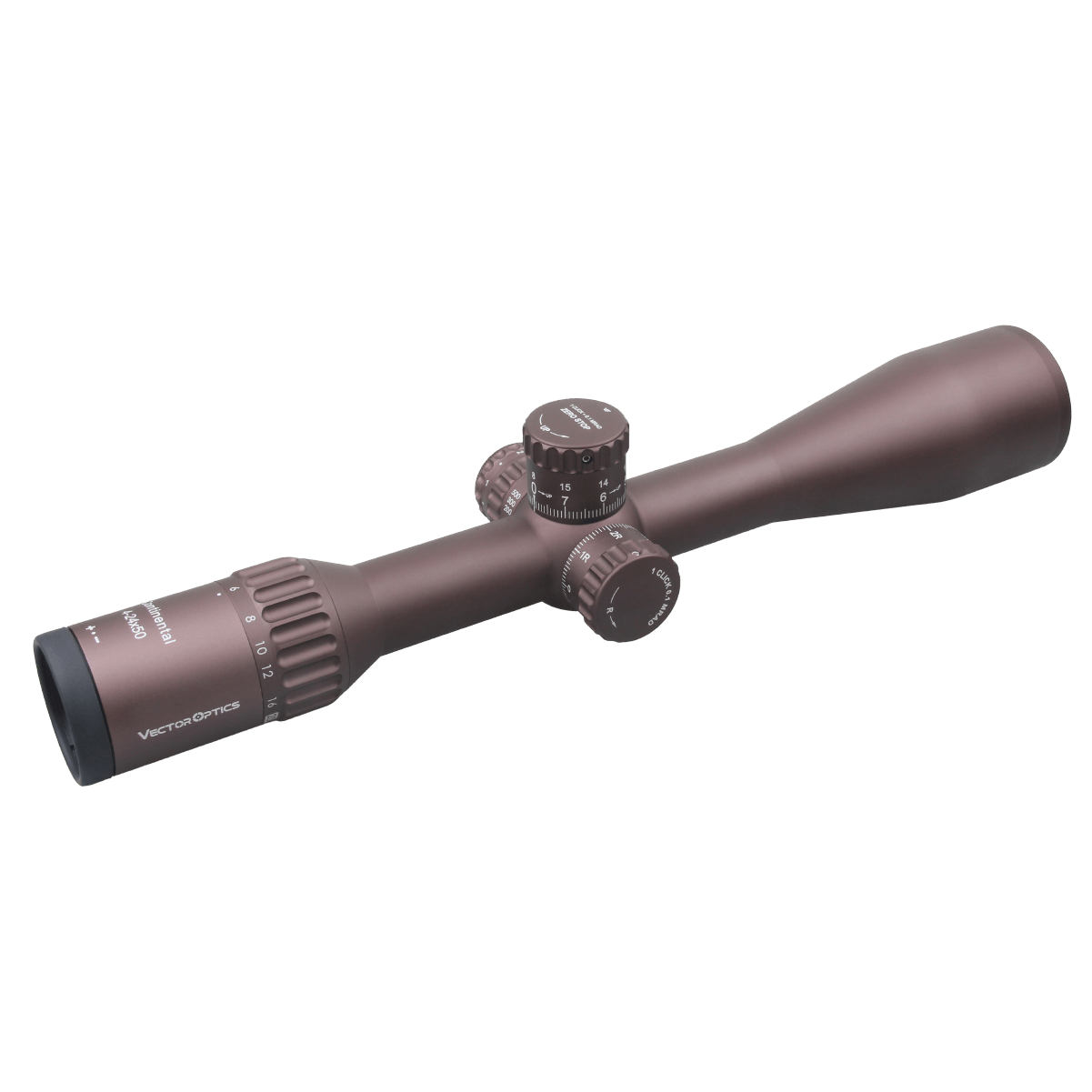 Long Range Shooting | Continental x6 4-24x50 Tactical FDE SFP HPVO Rifle Scope (SCOL-43)