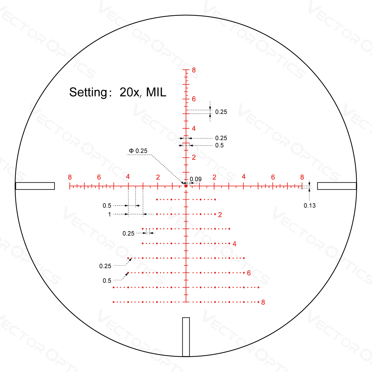Continental x6 4-24x50 SFP Rifle Scope Tactical ARI - Vector Optics Online Store