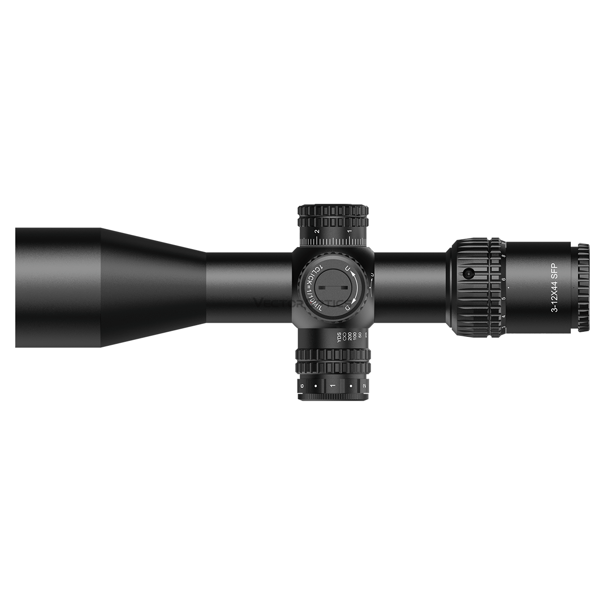 Field Target | Veyron 3-12x44IR MPVO SFP Rifle Scope (SCOM-40) | for AR15 / M4