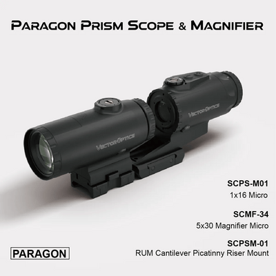 Paragon 1x Prism Scope & 3x/5x Magnifier - Vector Optics Online Store