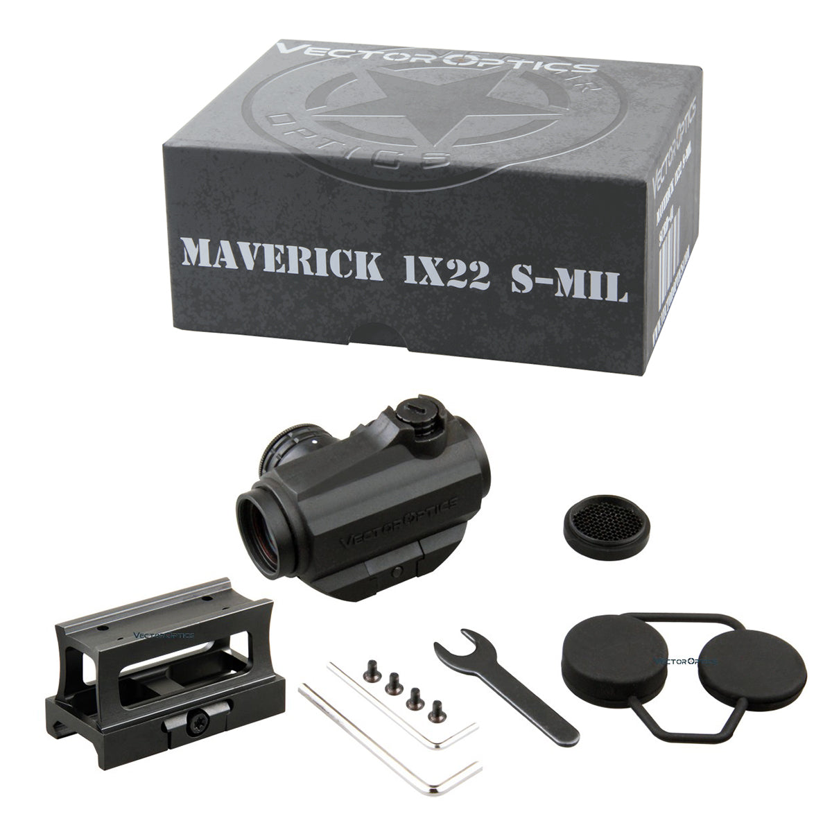 Combo Kit | Maverick 1x22 Red Dot Sight & 3x Maverick Magnifier