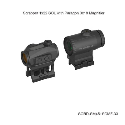 Scrapper 1x22 Solar Power Multi Reticle - Vector Optics Online Store