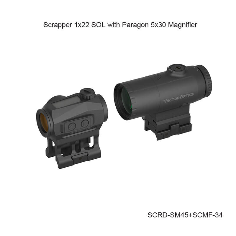 Scrapper 1x22 Solar Power Multi Reticle - Vector Optics Online Store