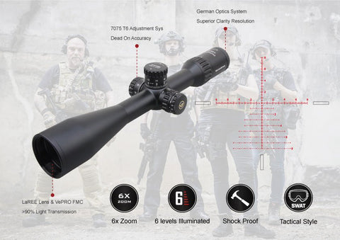 Continental x6 4-24x50 Tactical ARI