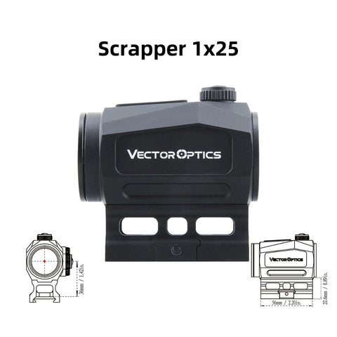 Scrapper Red Dot Sight With 3x Paragon Mini Magnifier