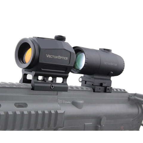 Scrapper Red Dot Sight With 3/5X Paragon Magnifier