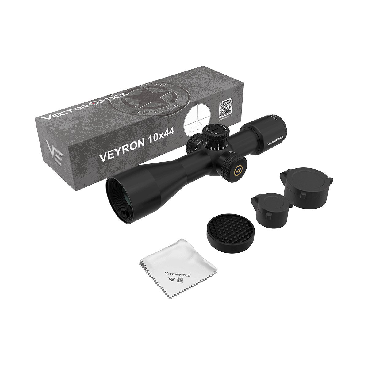 For AR15 / M4 | Veyron 10x44 SFP Fixed Magnification Rifle Scope (SCOM-41)