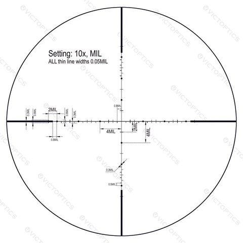 VictOptics S4 4-16x44 SFP Coyote FDE