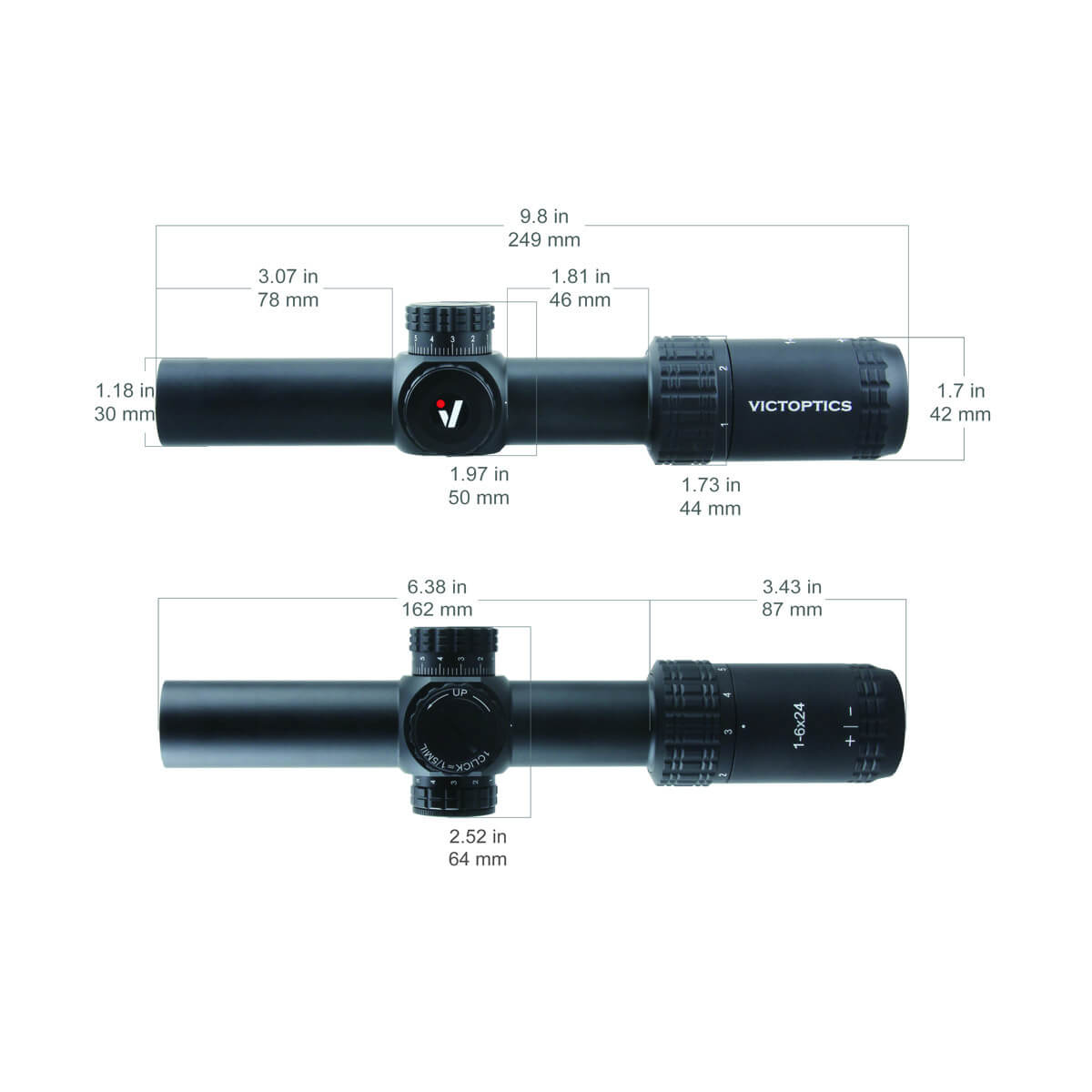 S6 1-6x24 LPVO (IN STOCK NOW) - Vector Optics - Vector Optics US 