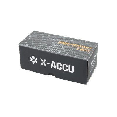 X-ACCU 30mm 1.2" Medium Profile 1- Piece 0MOA Picatinny - Vector Optics Online Store