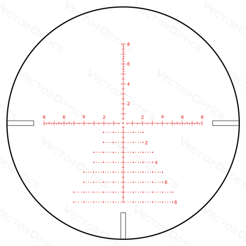 Continental x8 4-32x56 SFP ZERO STOP Tactical Scope ED