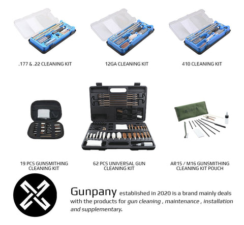 Gunpany Universal Gun Cleaning Kit (24 Pieces)