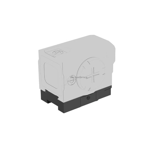 Enclosed Red Dot Sight Low Dovetail Mount VOD Footprint