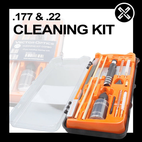 Gunpany .177 & .22 Airgun Gun Cleaning Kit