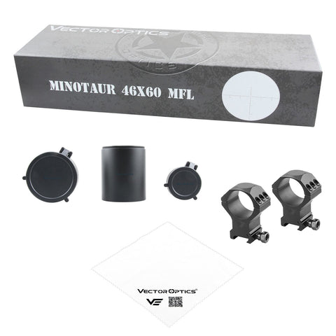 Minotaur GenII SFP 46x60 Fixed Magnification | Benchrest Shooting Rifle Scope