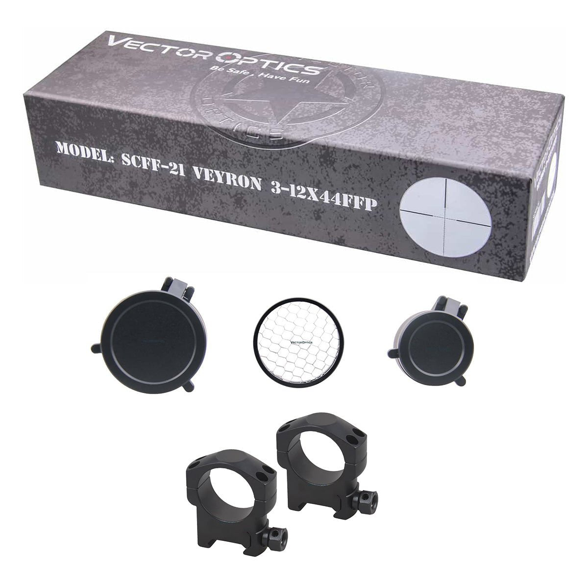For AR15 / M4 | Veyron 3-12x44 MPVO FFP Air Rifle Scope (SCFF-21)