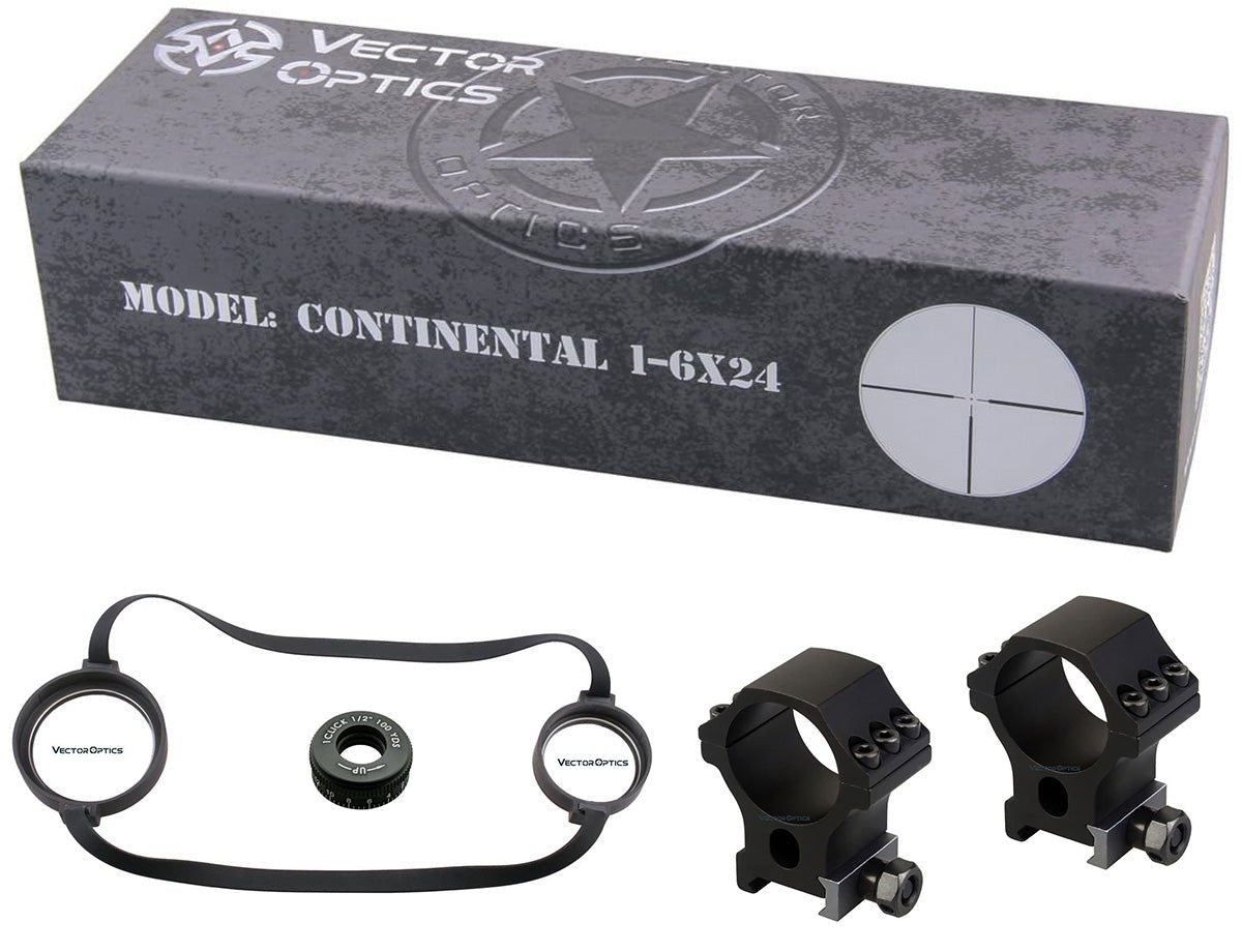 1-6x LPVO | Continental 1-6x24 SFP Precision Rifle Scope .308 (SCOC-23) | AR-15